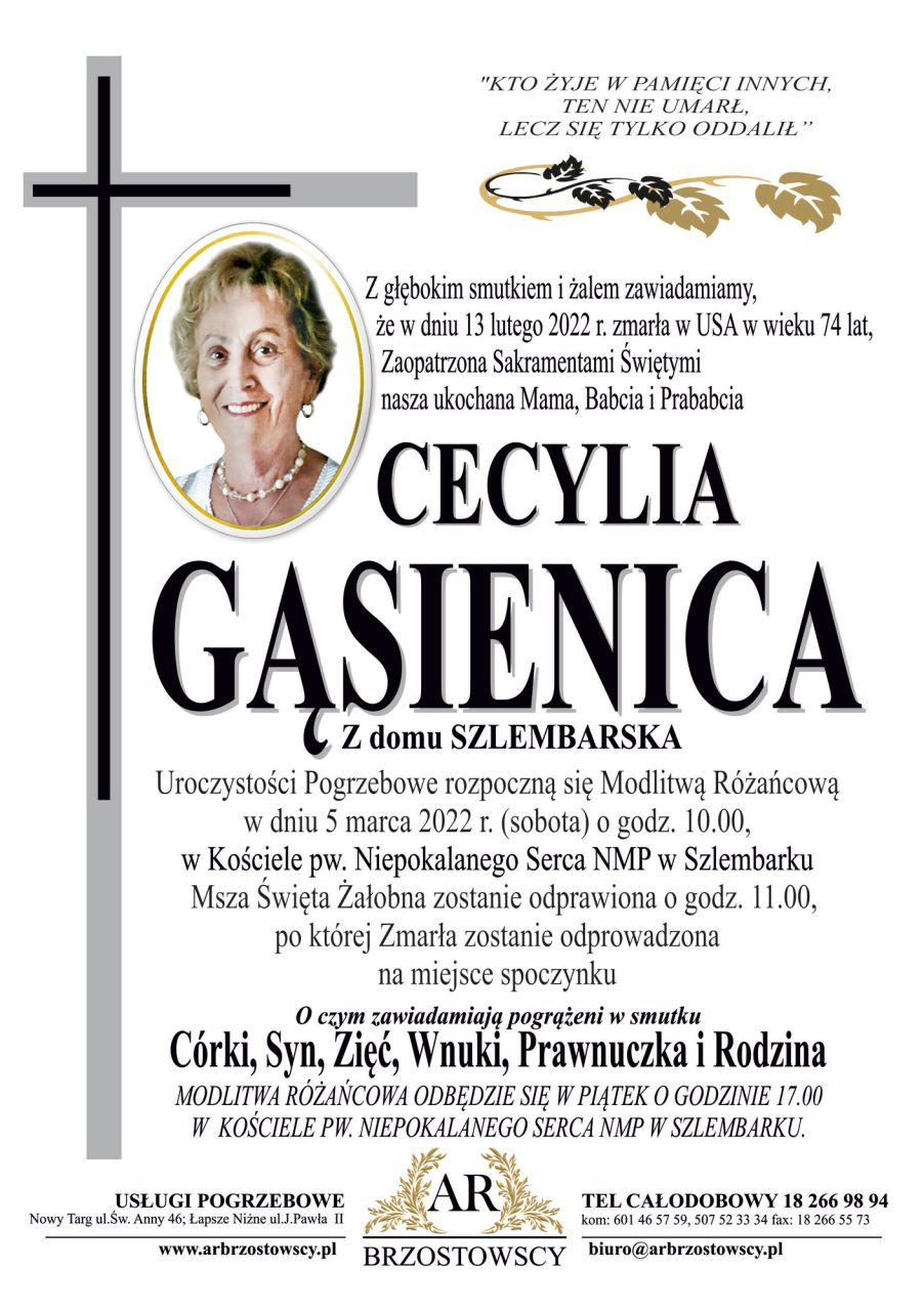 Cecylia Gąsienica