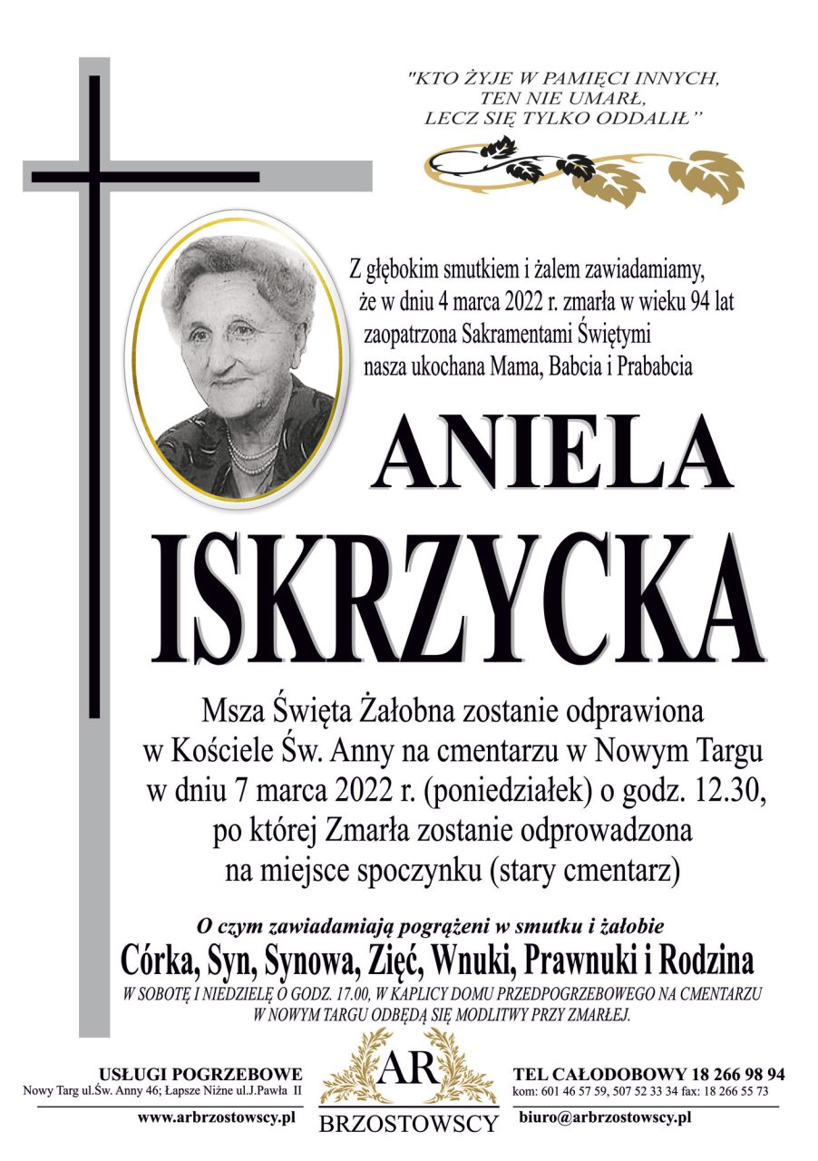 Aniela Iskrzycka
