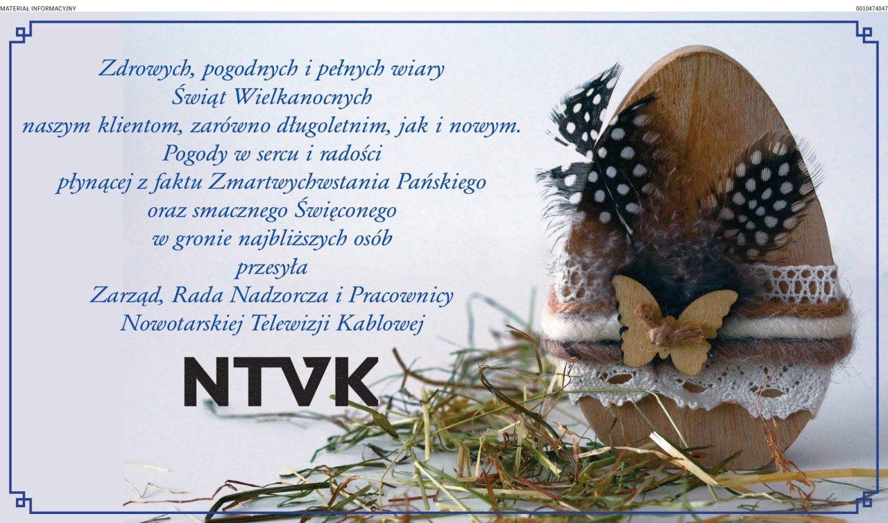 Życzenia wielkanocne od NTVK