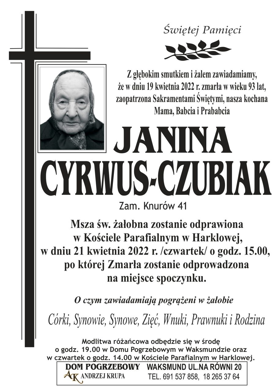 Janina Cyrwus-Czubiak