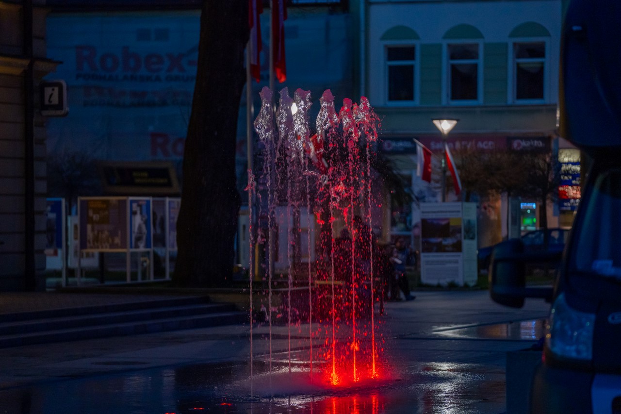 W Nowym Targu rozpoczął się sezon na fontanny