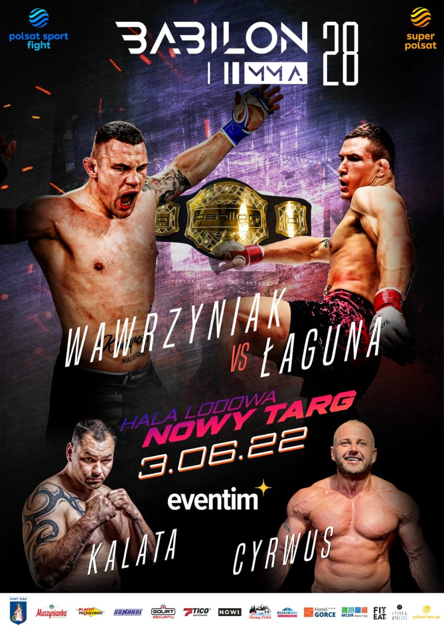 Gala Babilon MMA 28 w Nowym Targu - już 3 czerwca