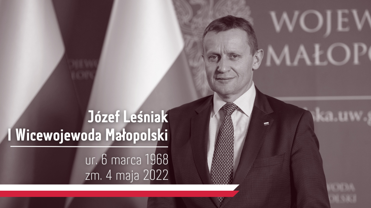 Zmarł I Wicewojewoda Małopolski Józef Leśniak