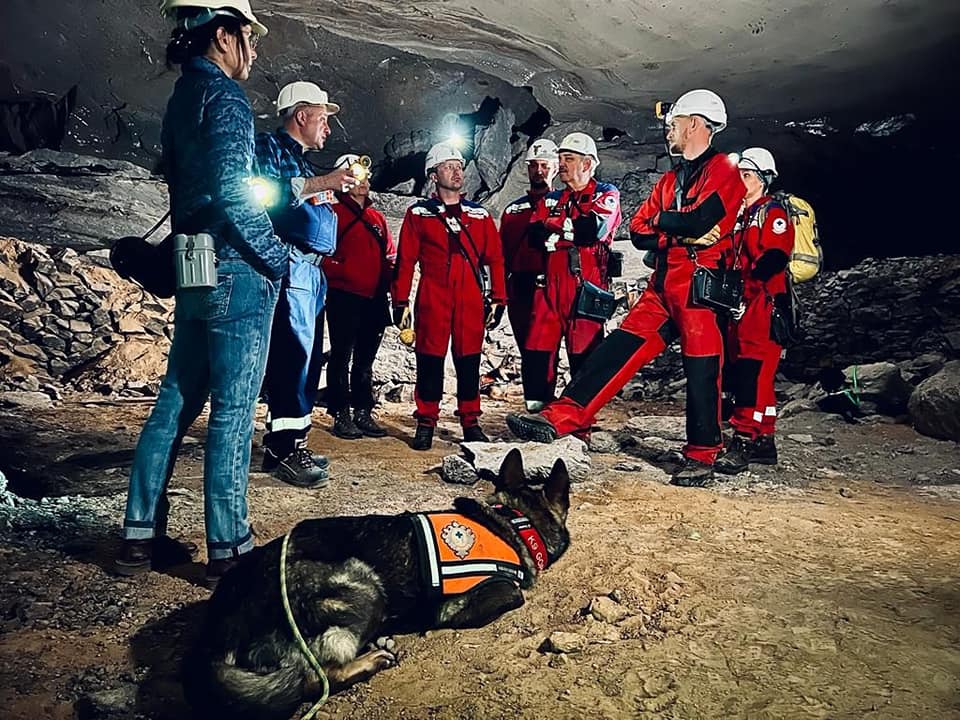 GOPR-owcy szkolili się w kopalni soli w Wieliczce