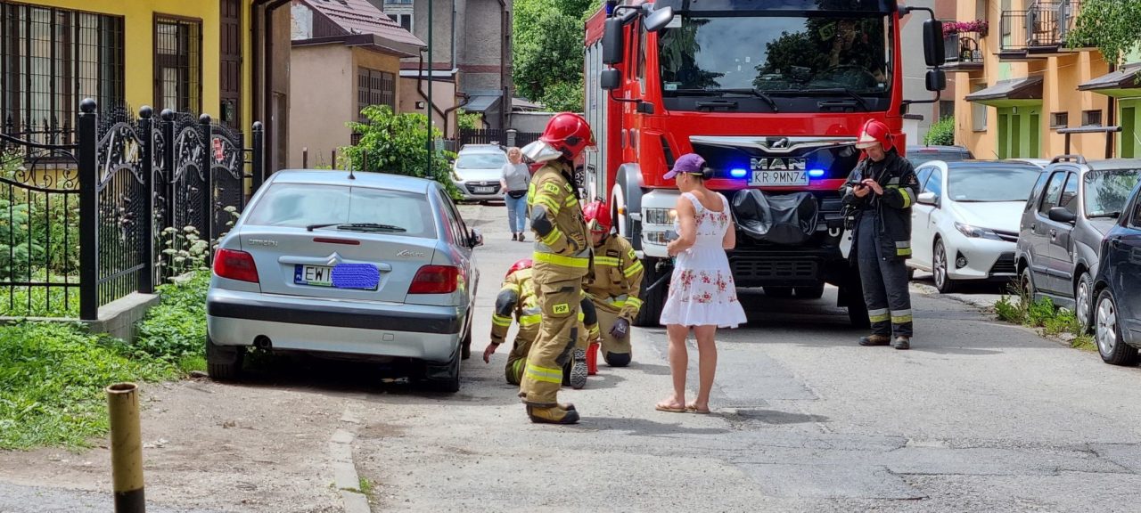 Wyciek paliwa. Interweniowali strażacy