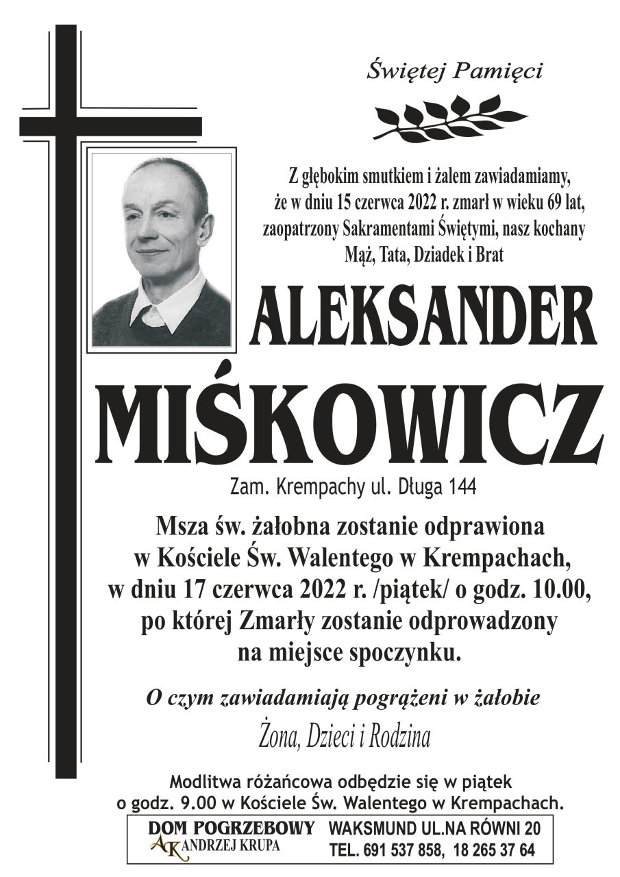 Aleksander Miśkowicz