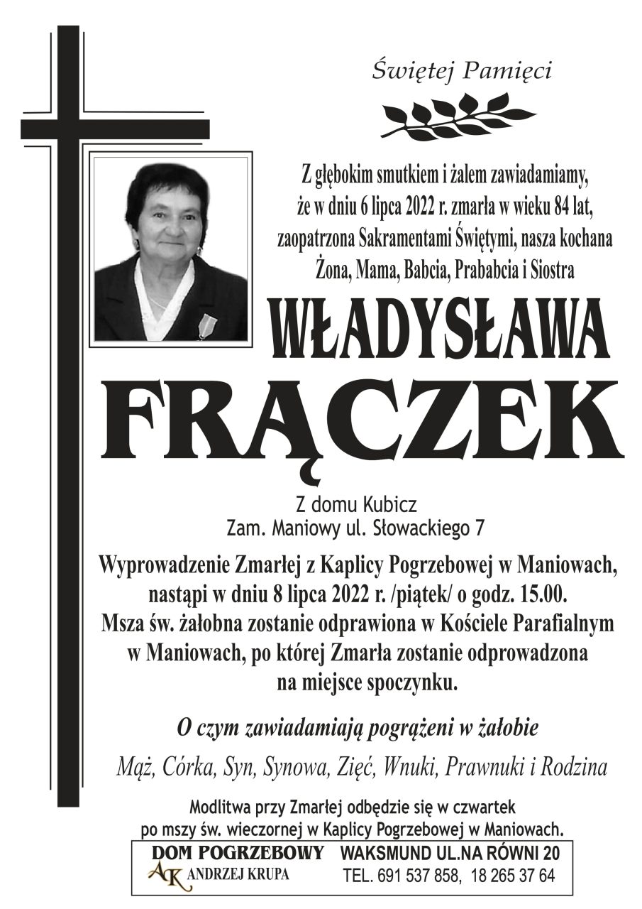 Władysława Frączek