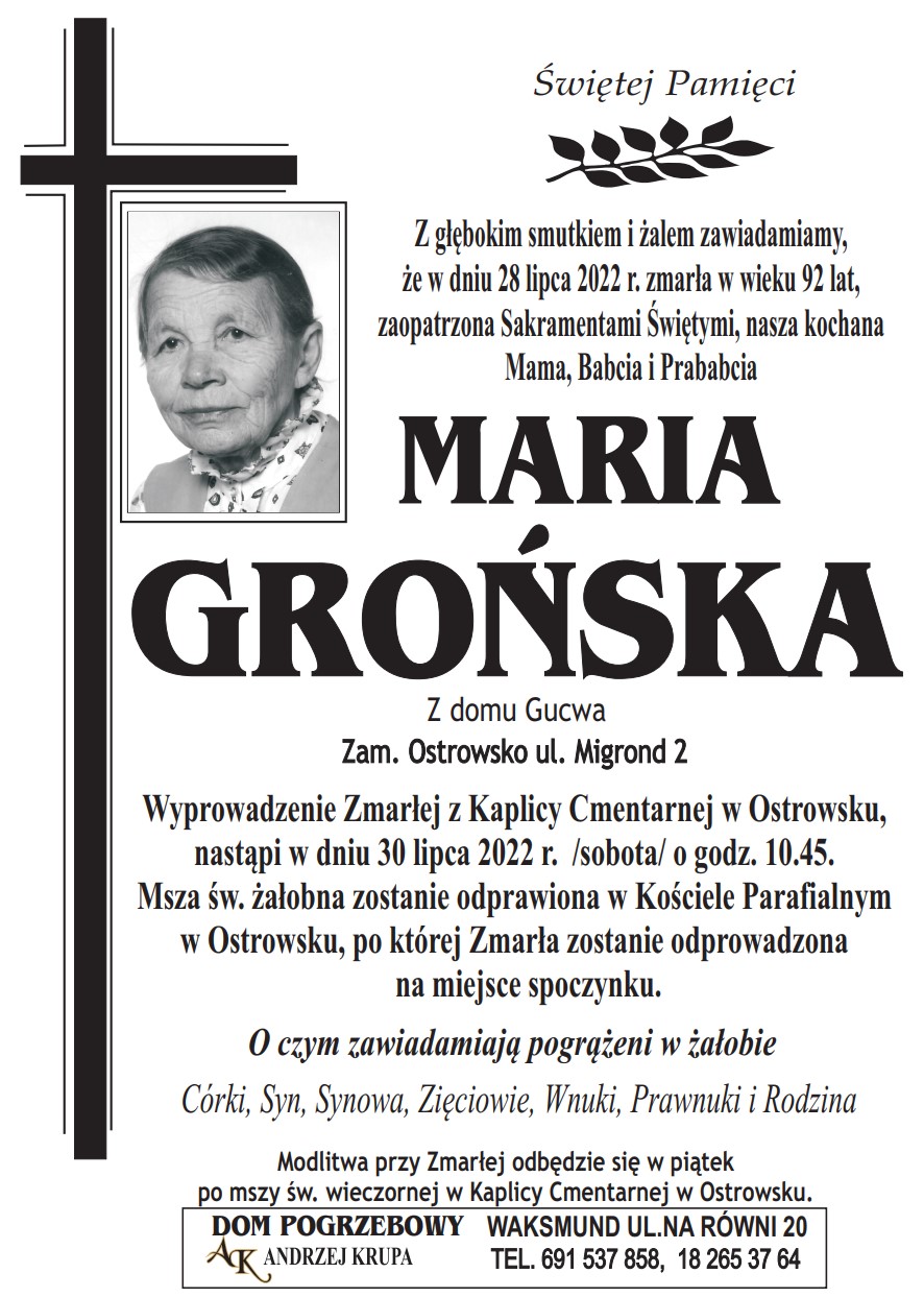 Maria Grońska