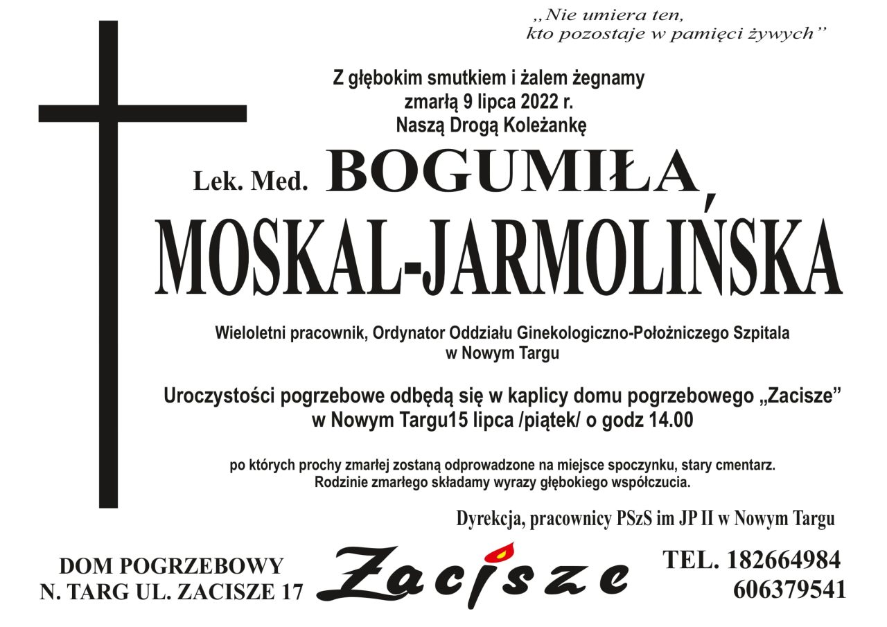 Bogumiła Moskal-Jarmolińska
