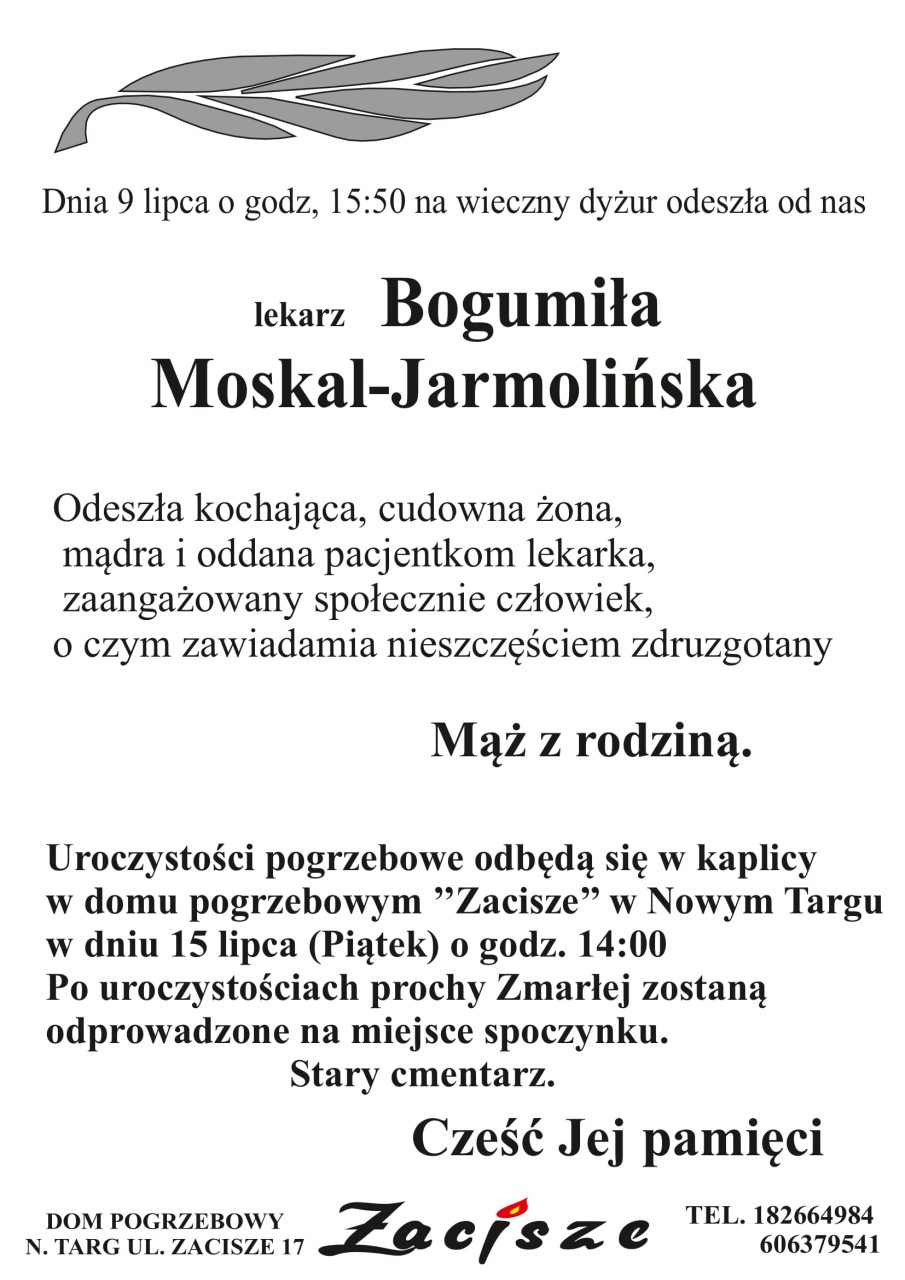 Bogumiła Moskal-Jarmolińska