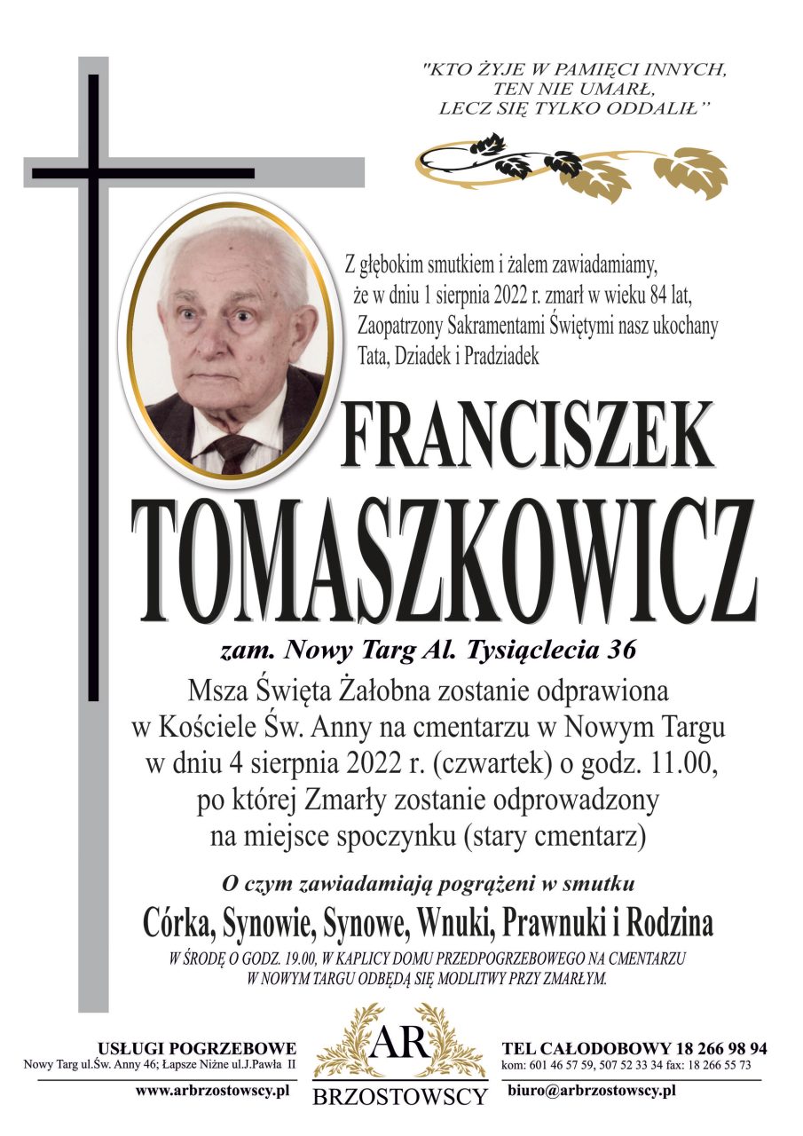 Franciszek Tomaszkowicz