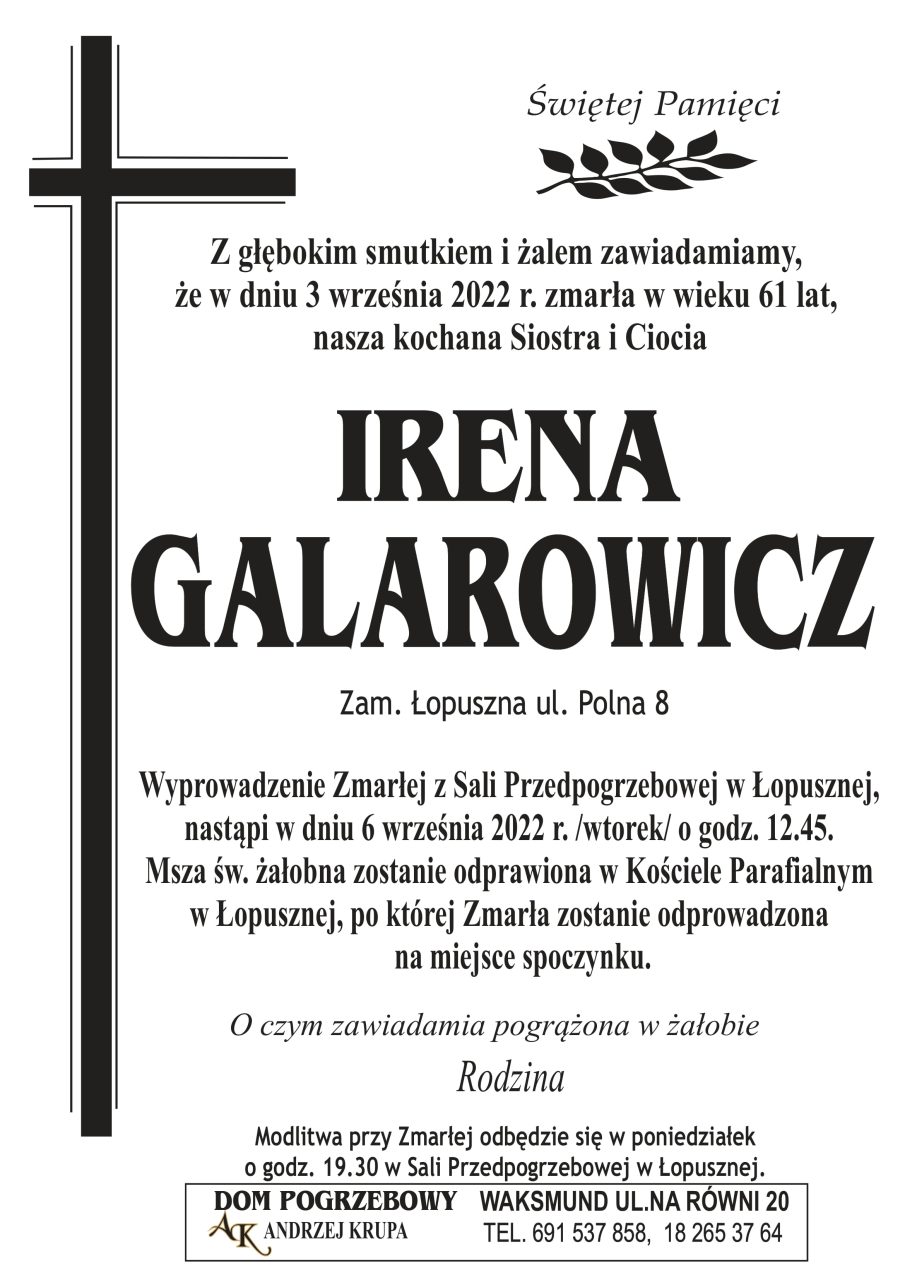 Irena Galarowicz