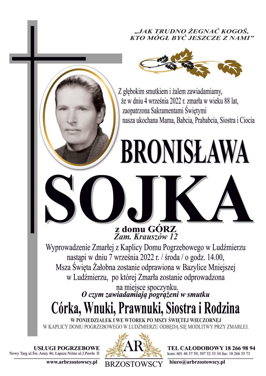 Bronisława Sojka