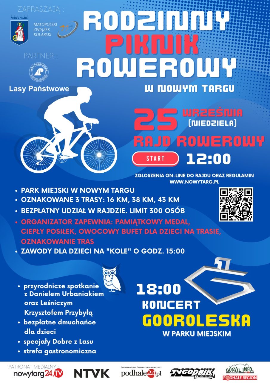 Rodzinny Rajd Rowerowy w Nowym Targu