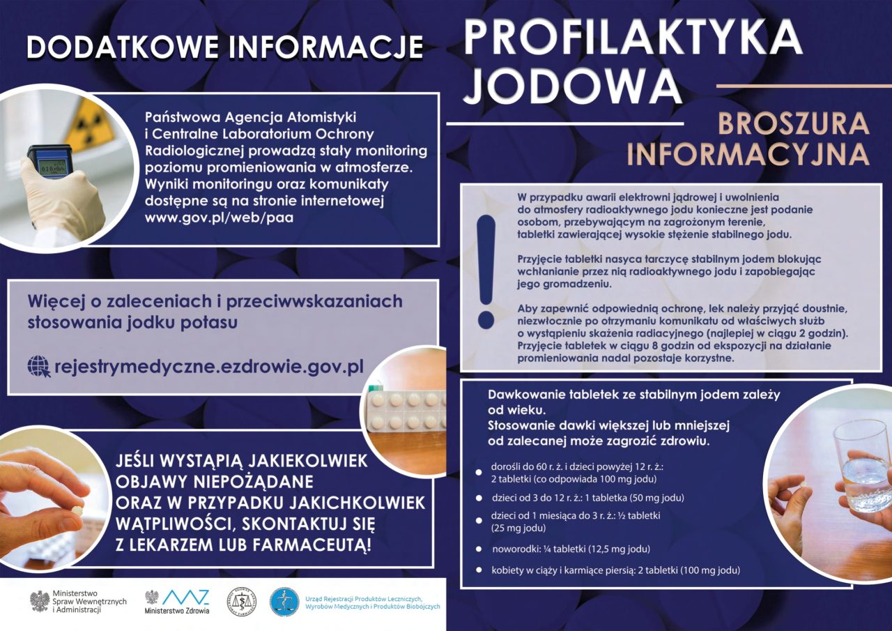 Informacja w sprawie dystrybucji jodku potasu na terenie Nowego Targu