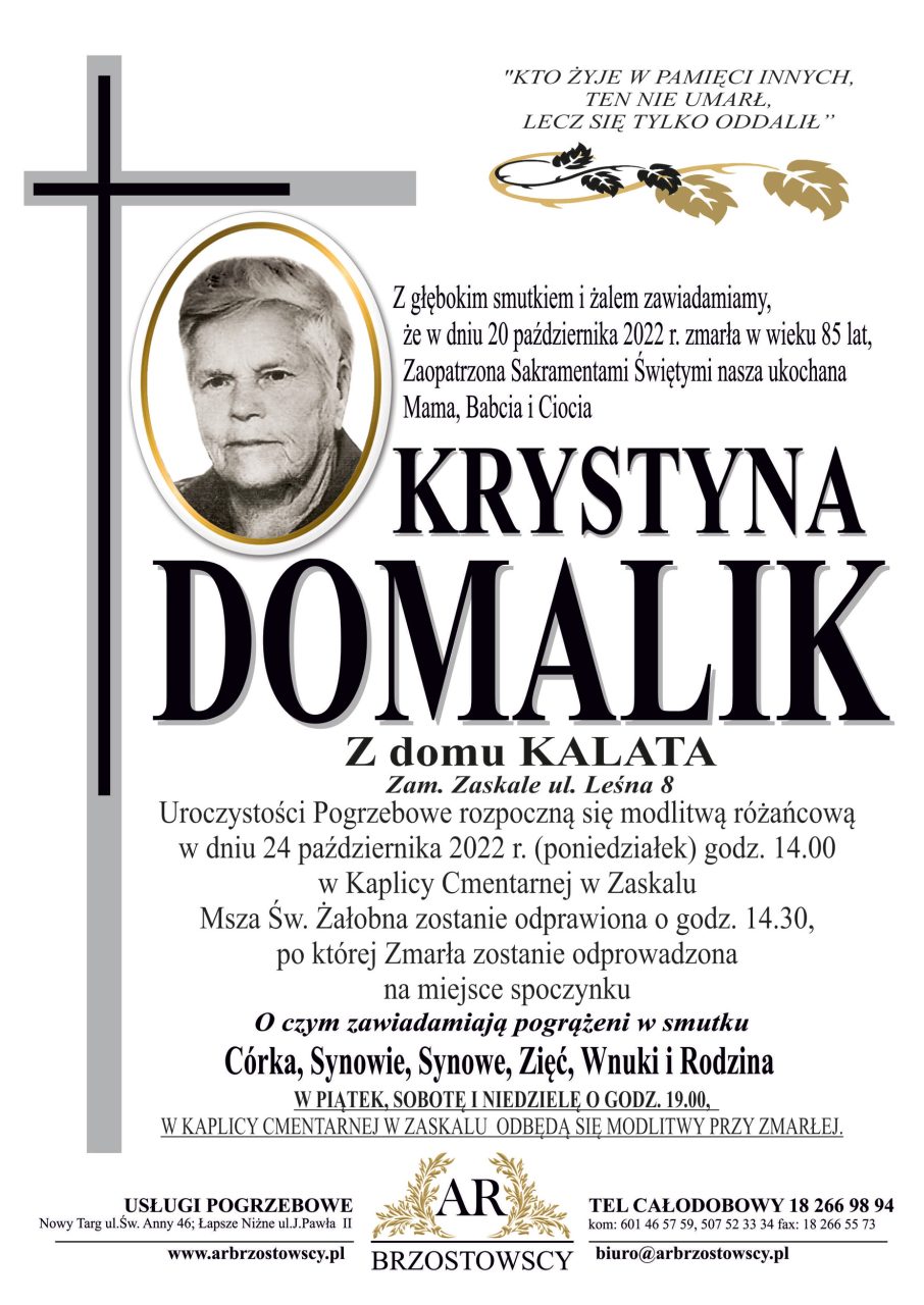 Krystyna Domalik