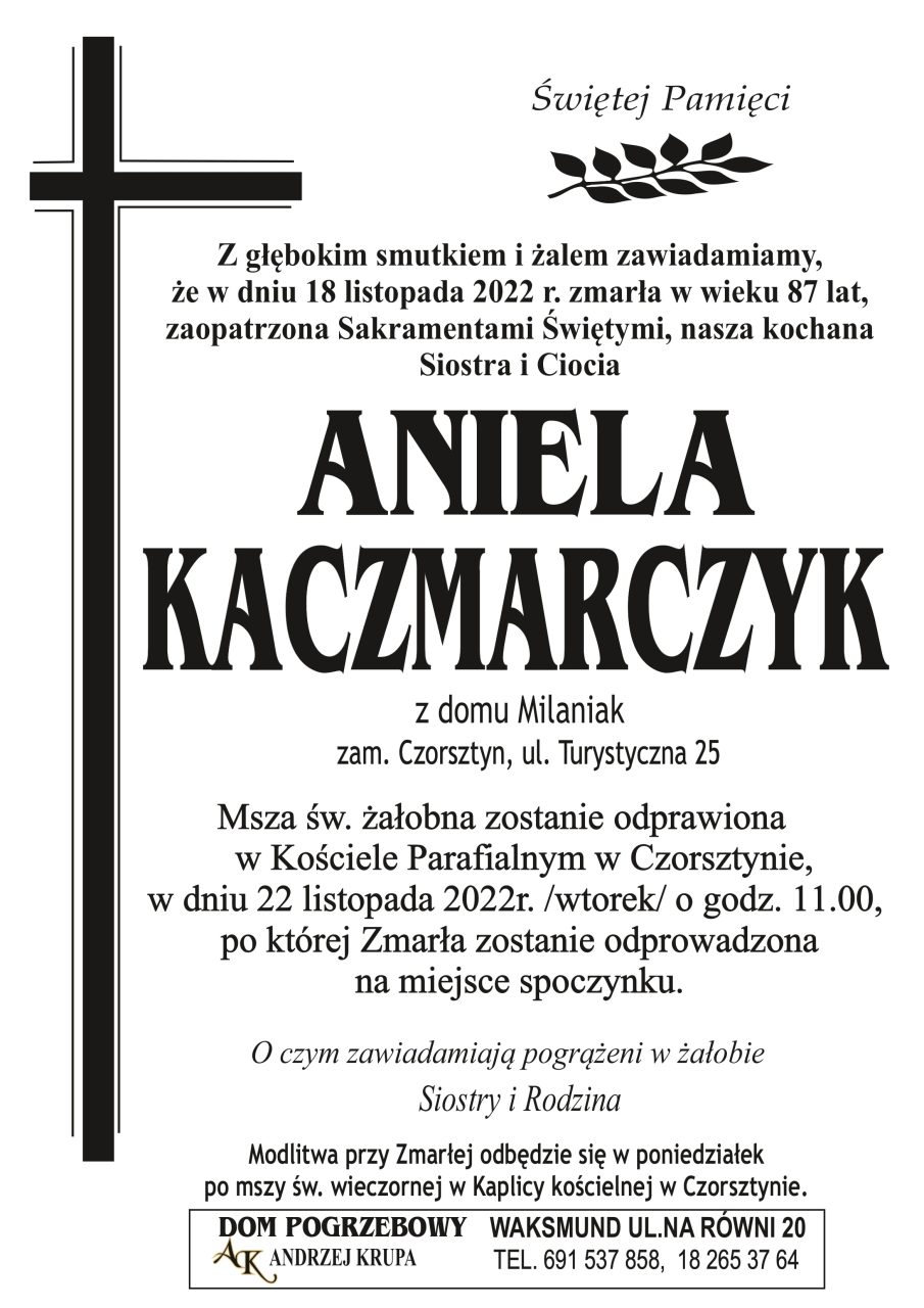 Aniela Kaczmarczyk