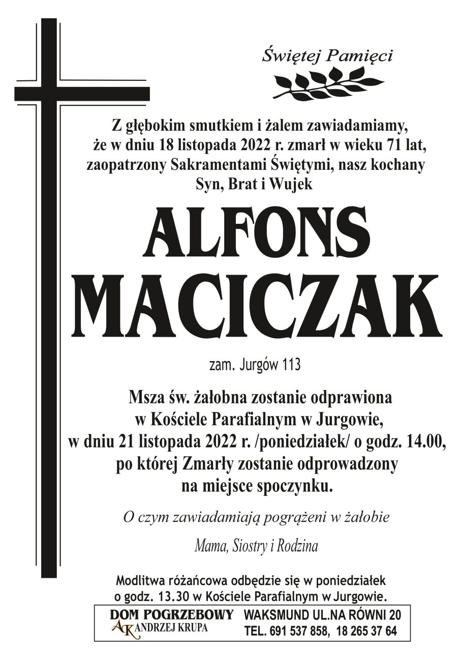 Alfons Maciczak