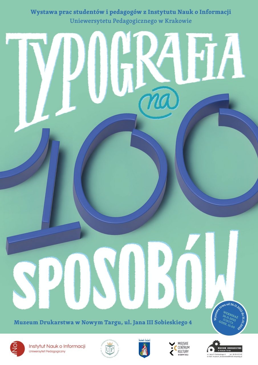 Typografia na 100 sposobów w Muzeum Drukarstwa