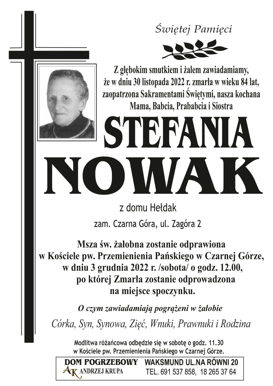 Stefania Nowak