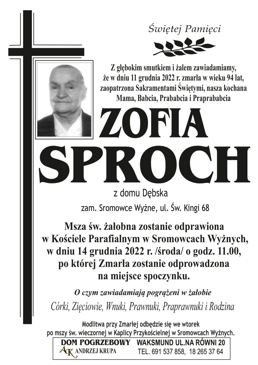 Zofia Sproch