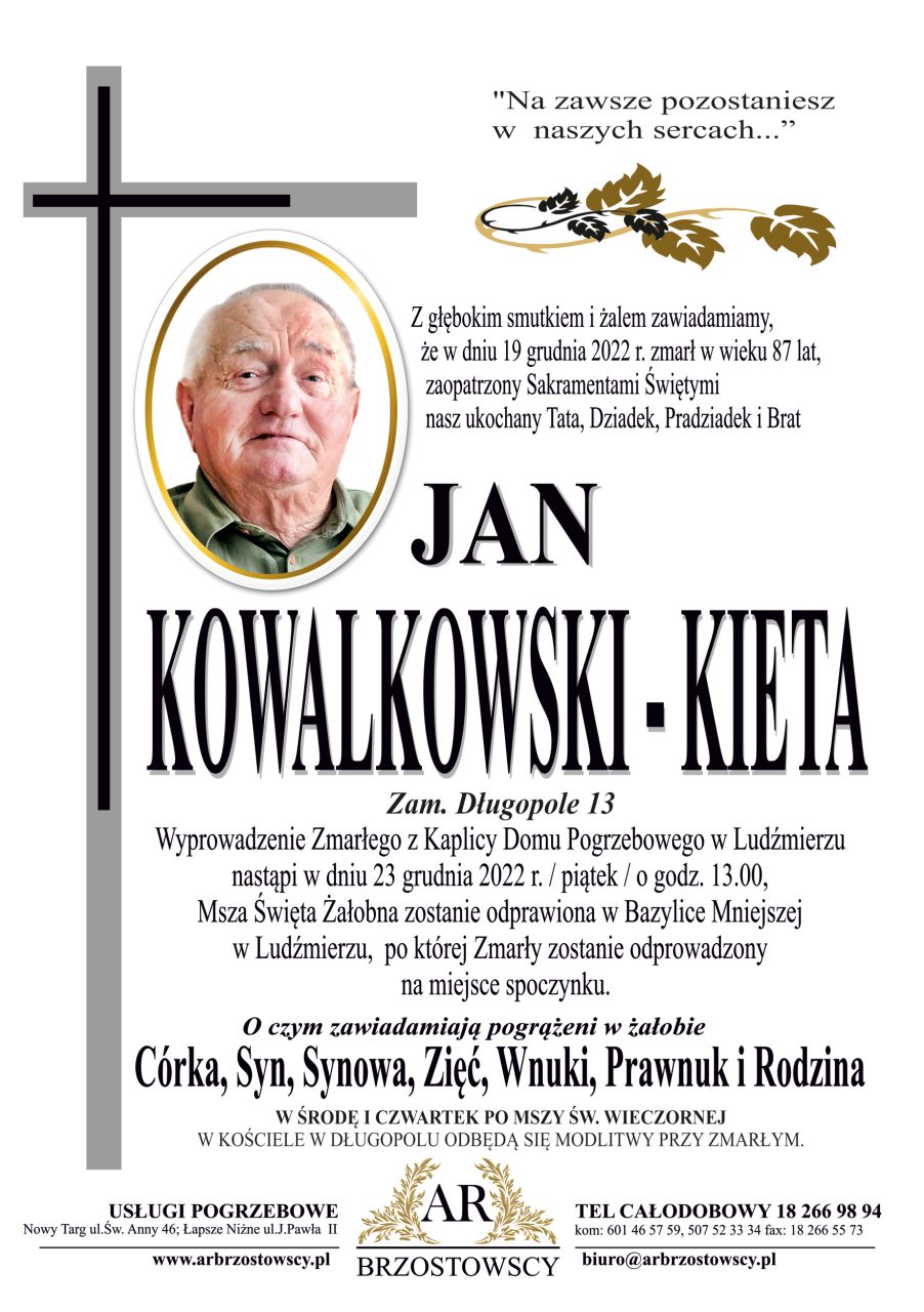 Jan Kowalkowski-Kieta