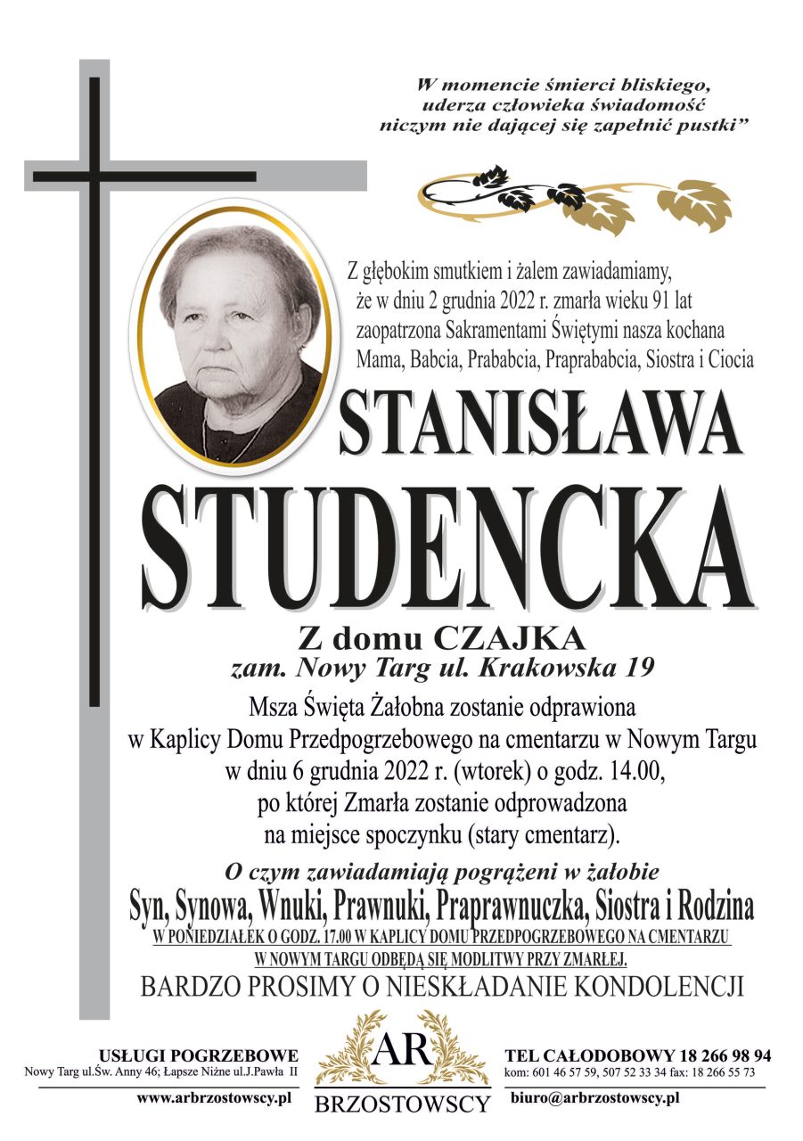 Stanisława Studencka