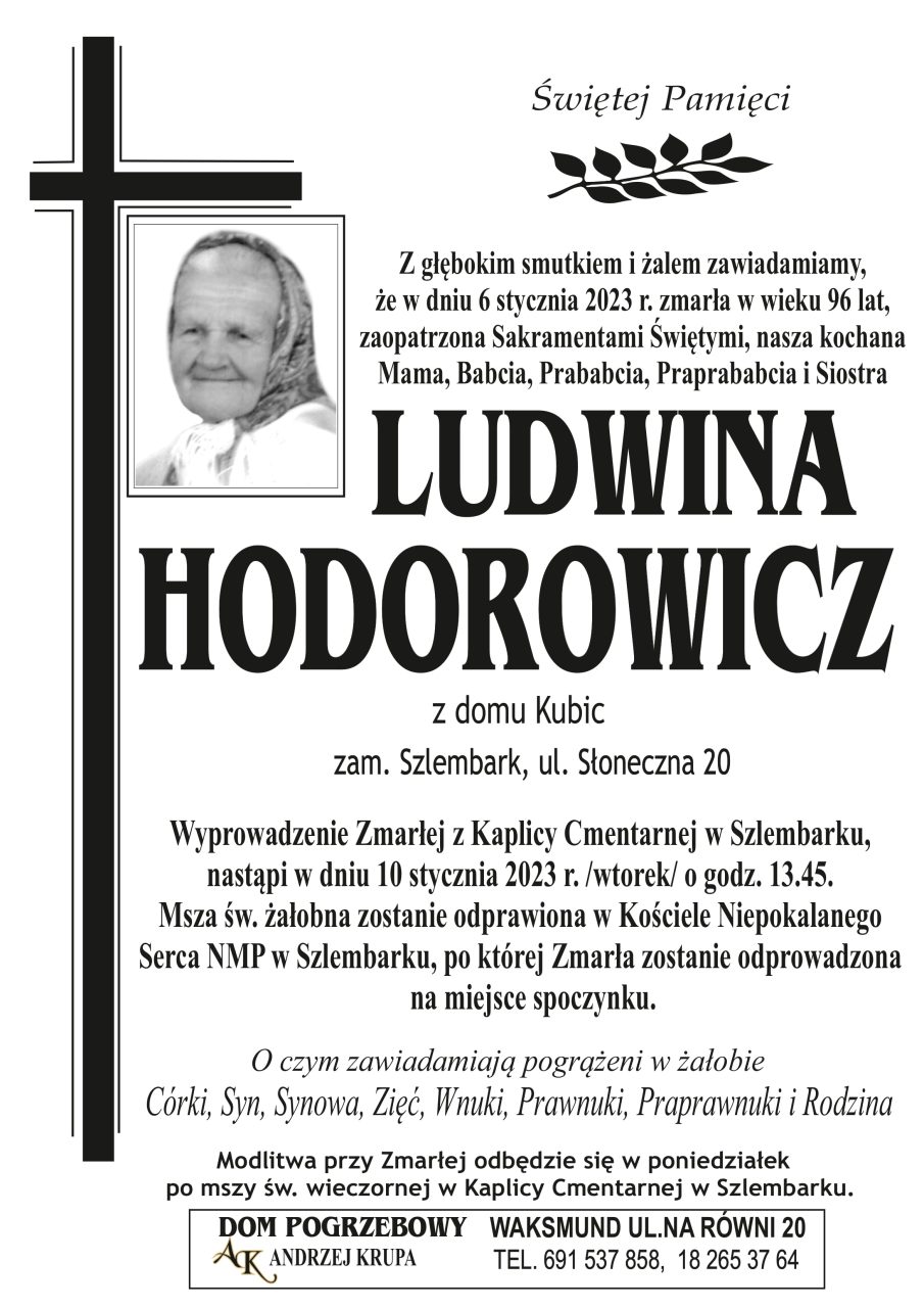 Ludwina Hodorowicz