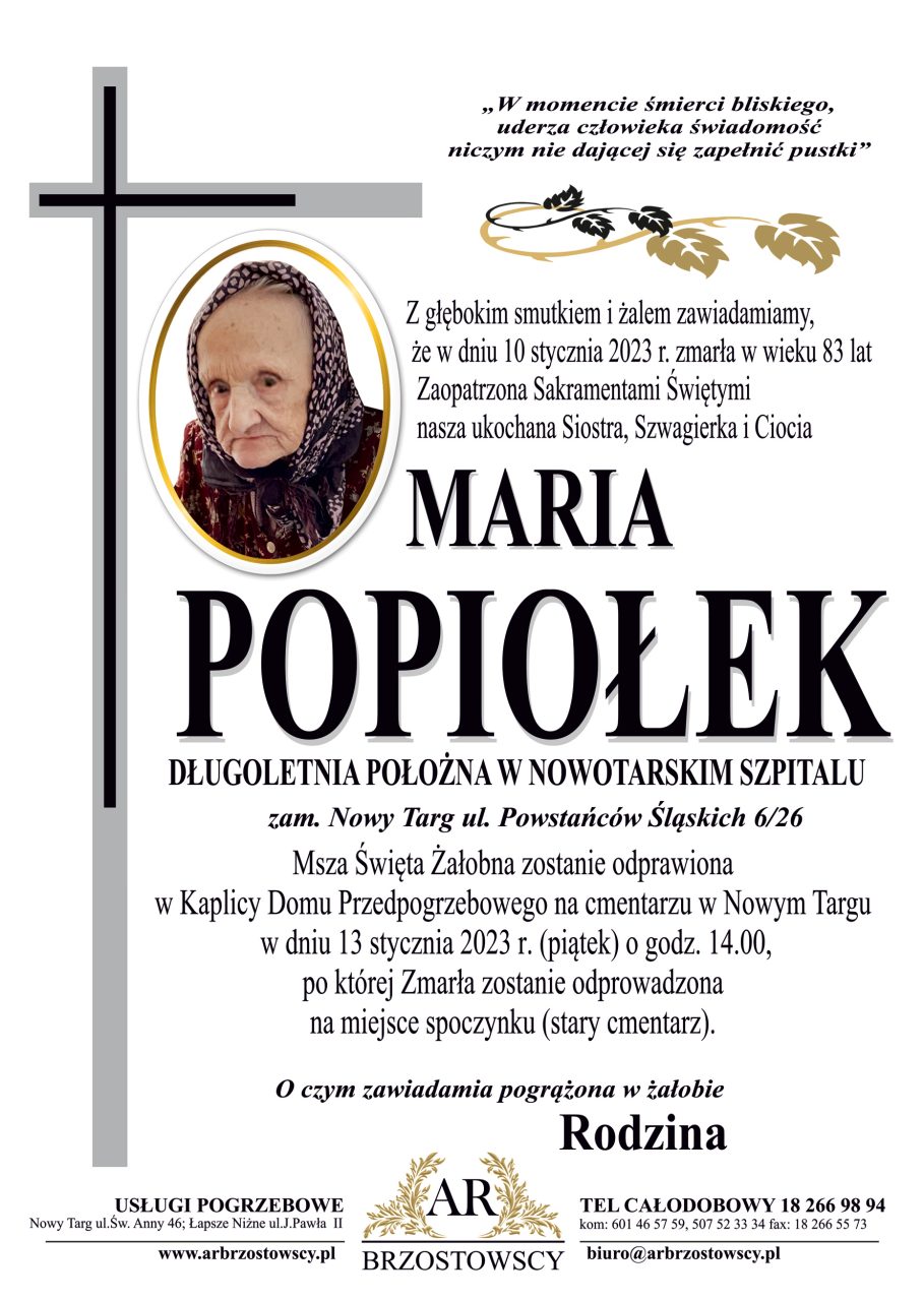 Maria Popiołek
