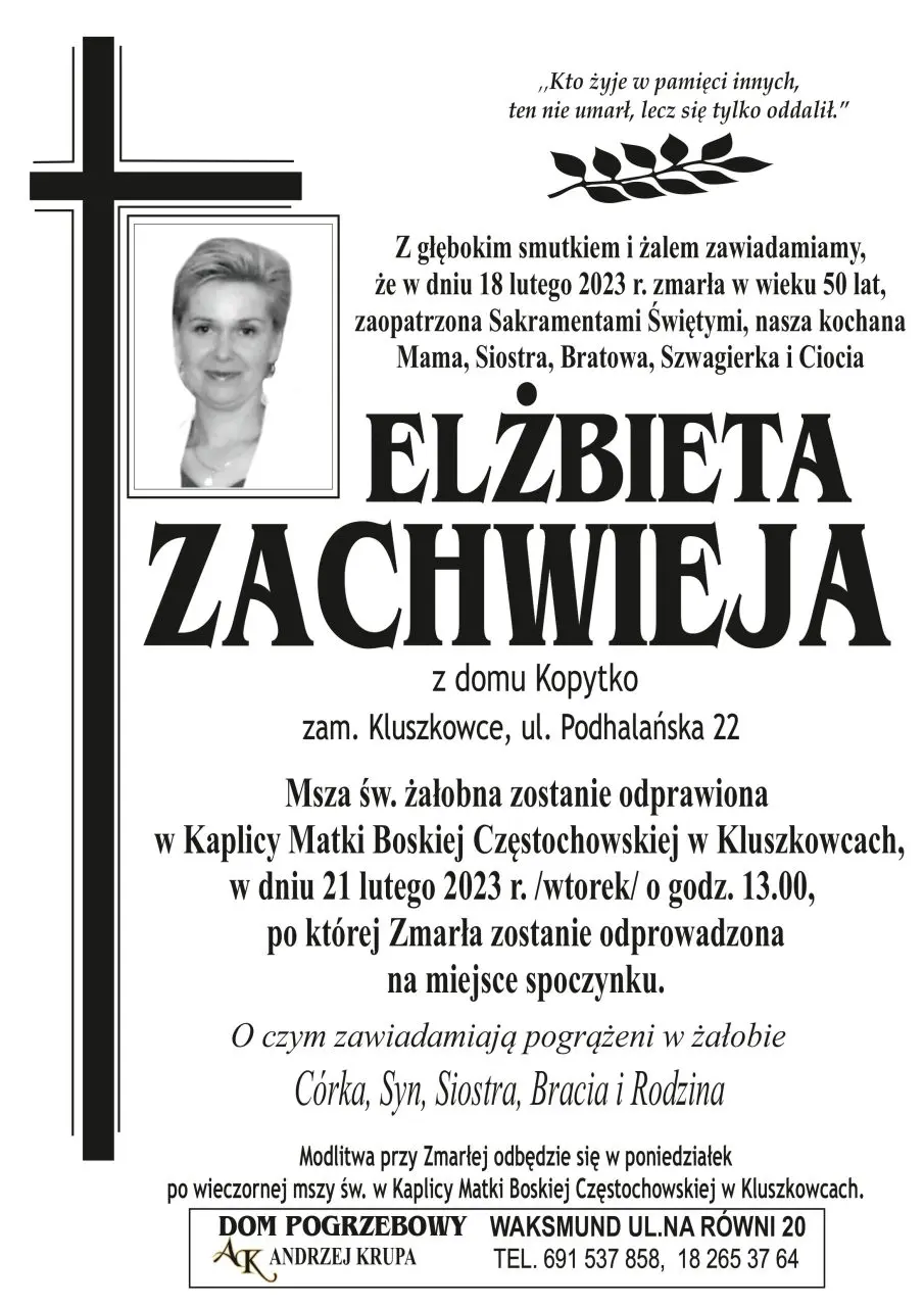 Elżbieta Zachwieja