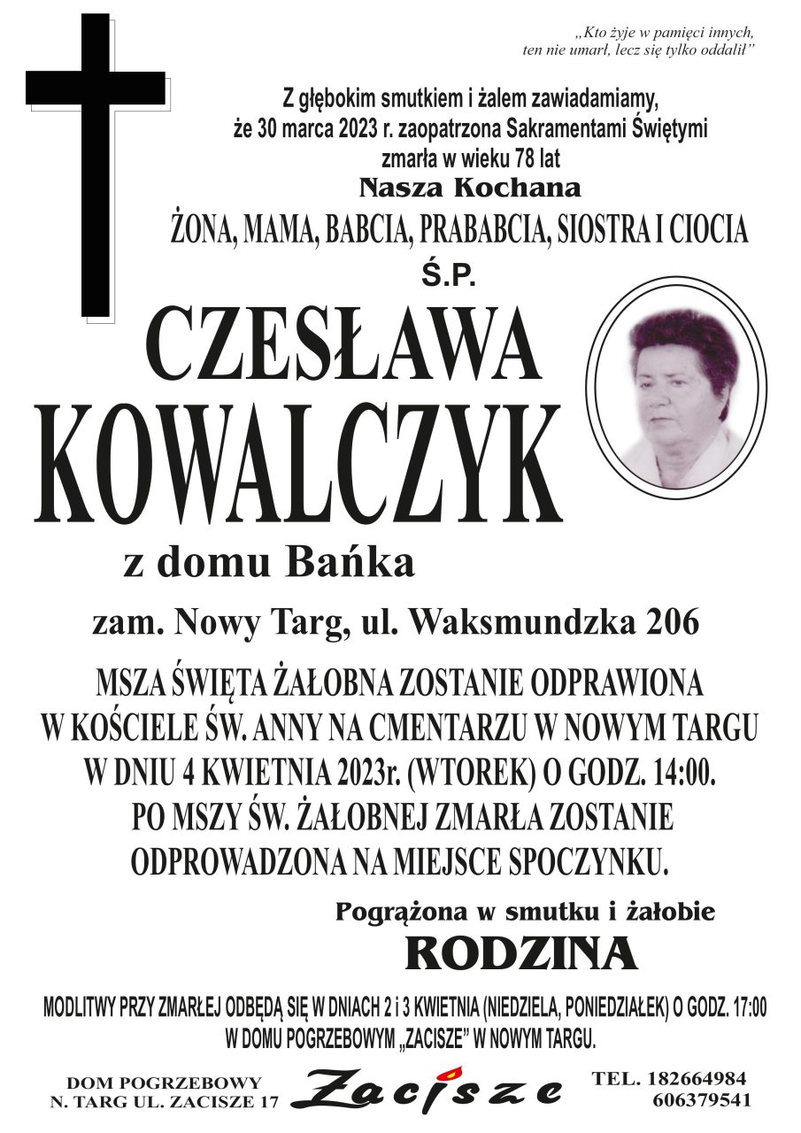 Czesława Kowalczyk