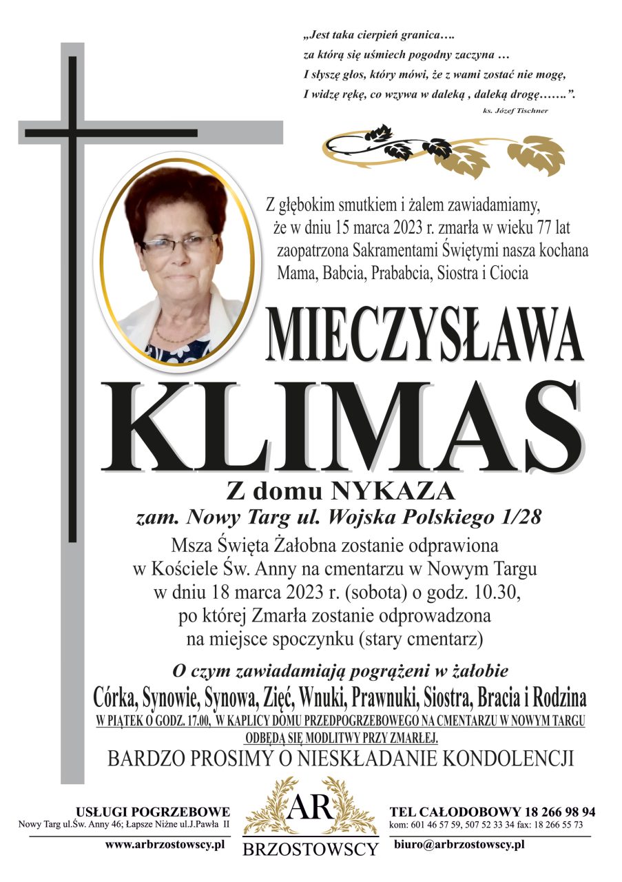 Mieczysława Klimas