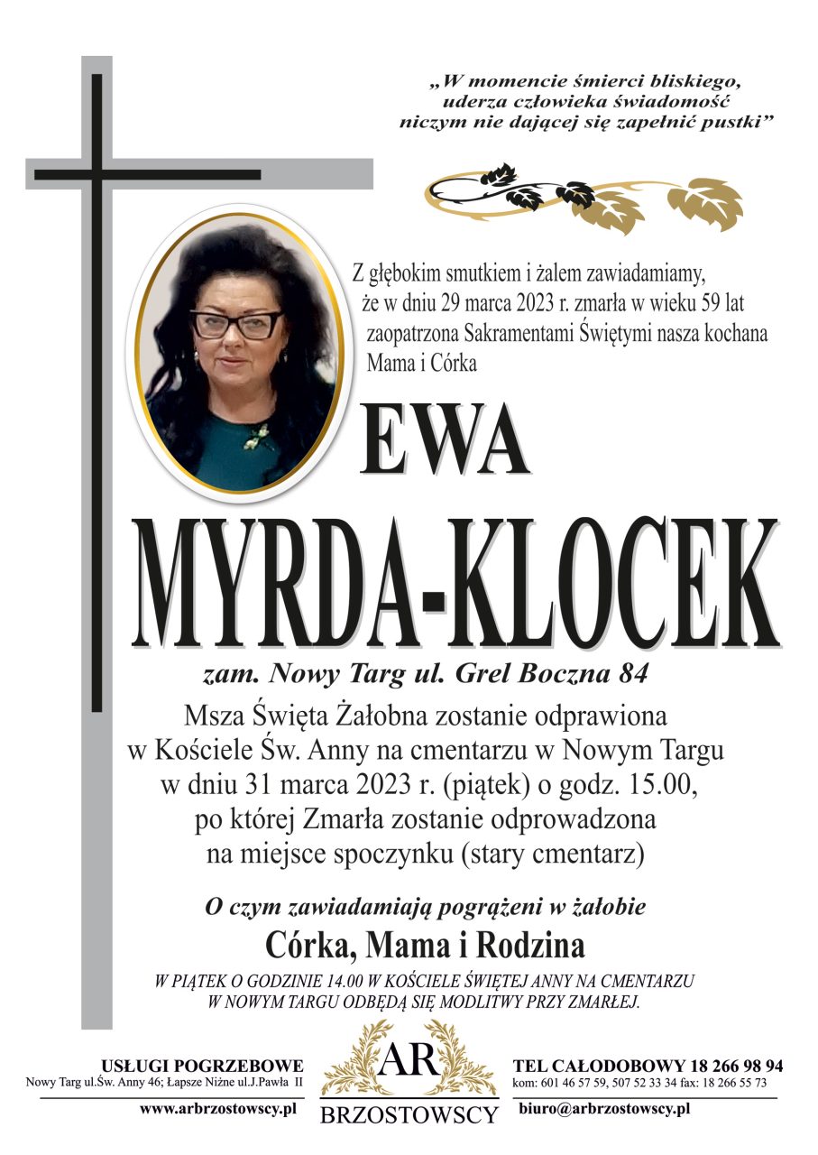 Ewa Myrda - Klocek