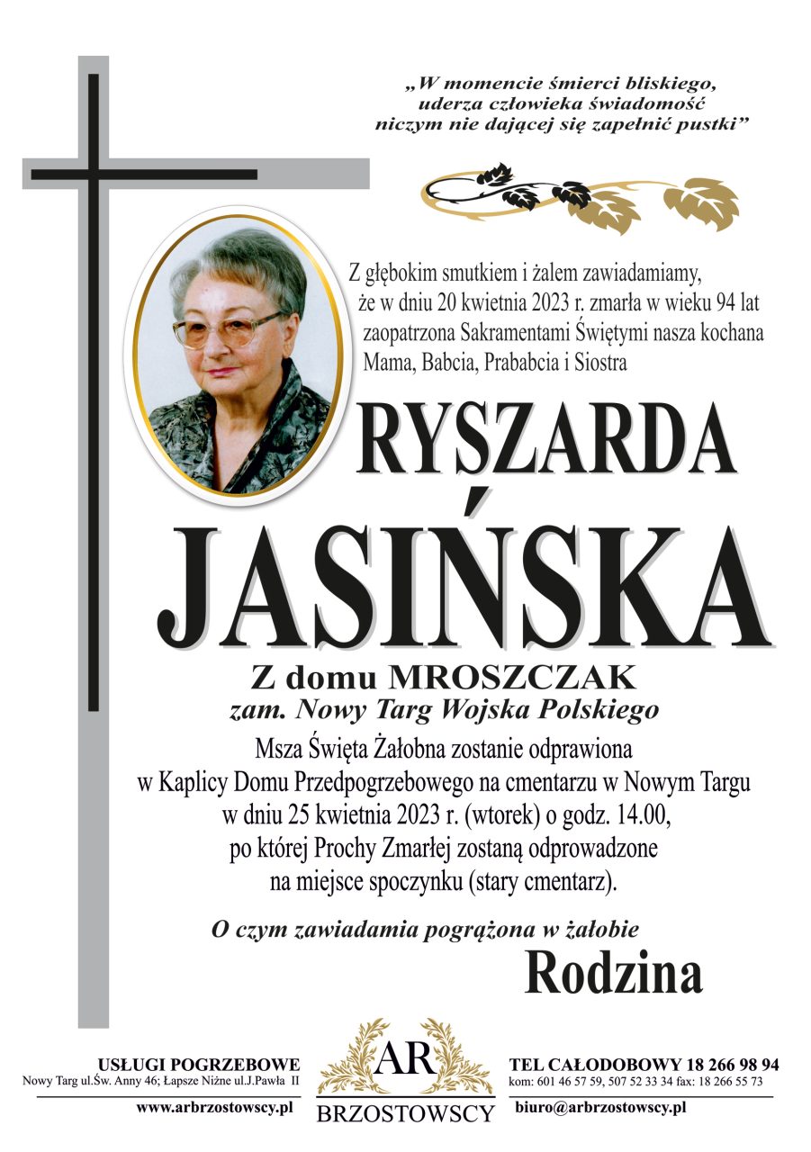 Ryszarda Jasińska