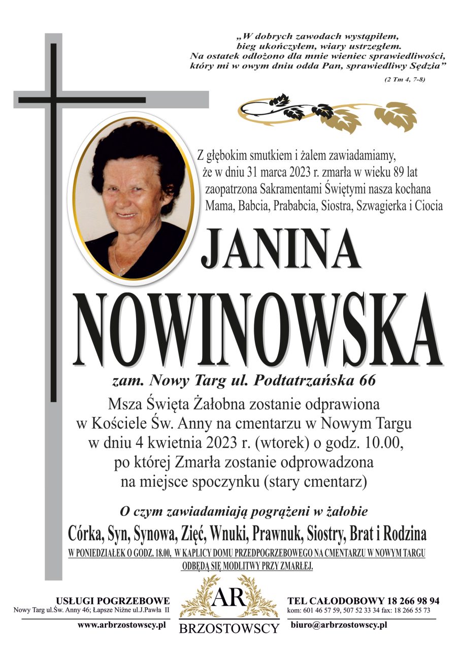 Janina Nowinowska