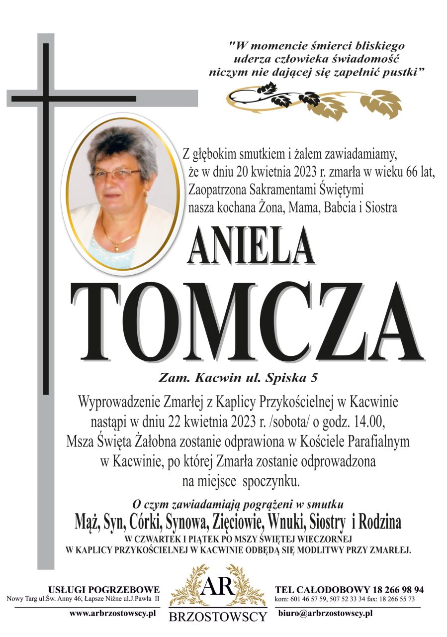 Aniela Tomcza