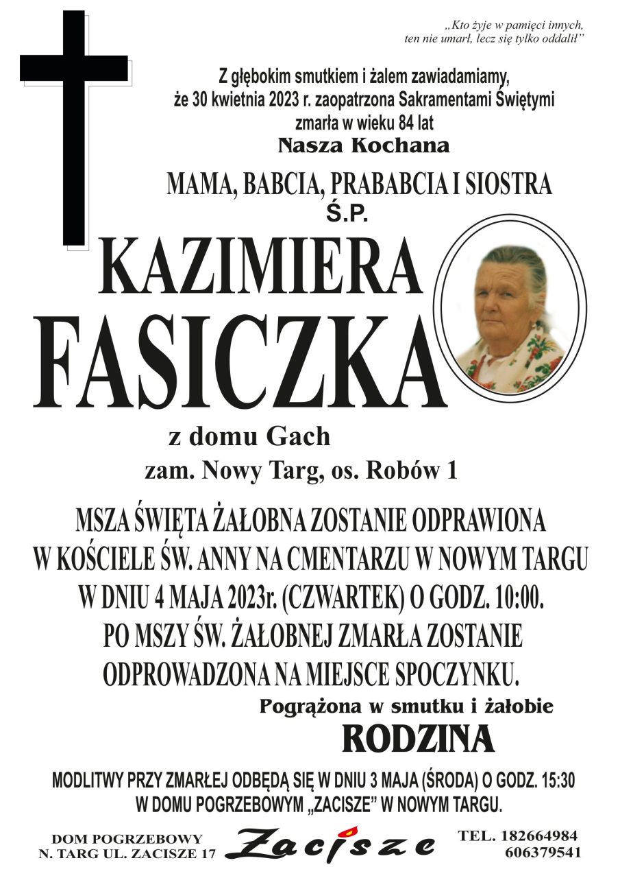 Kazimiera Fasiczka