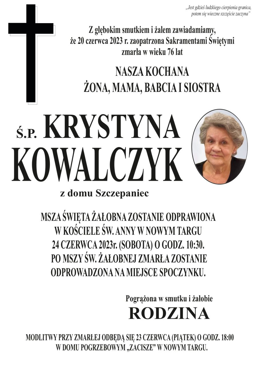 Krystyna Kowalczyk