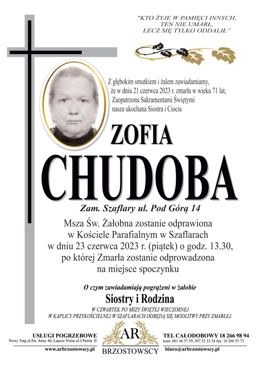 Zofia Chudoba