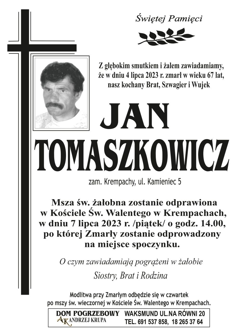 Jan Tomaszkowicz