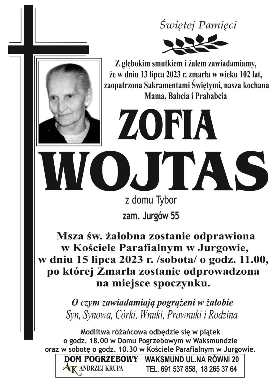 Zofia Wojtas