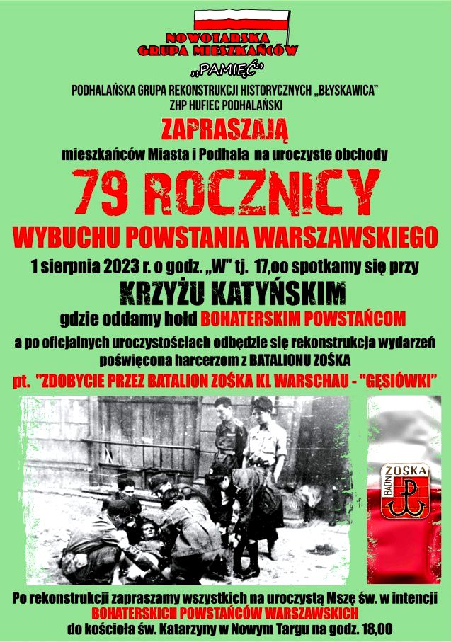 W „Godzinie W” – syreny, rekonstrukcja, Msza św.