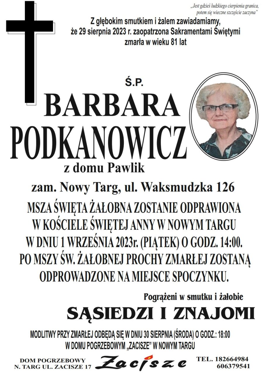 Barbara Podkanowicz