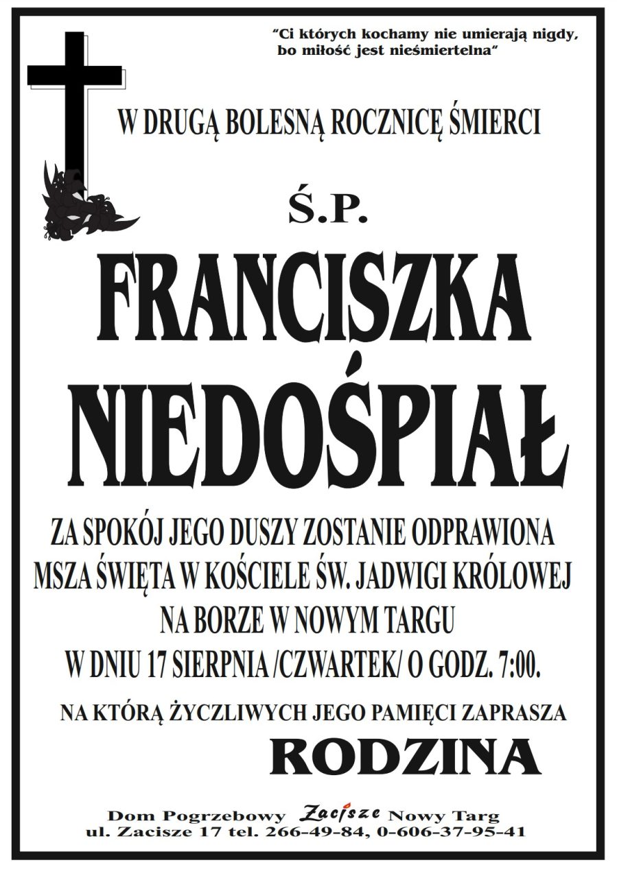 Franciszka Niedośpiał