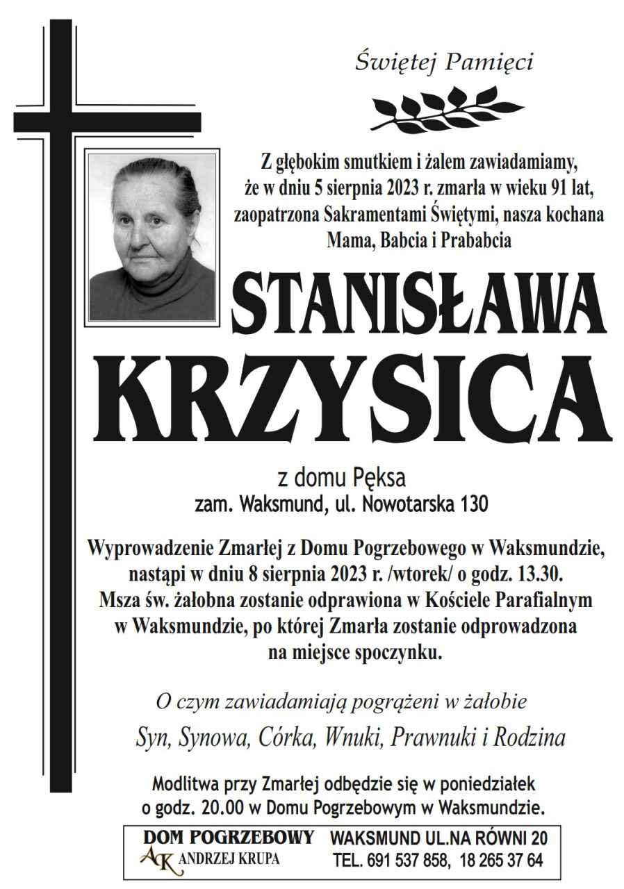 Stanisława Krzysica