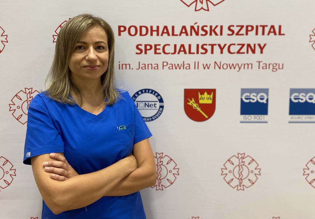 Nowa ordynator oddziału ginekologii i położnictwa Szpitala w Nowym Targu – dr Joanna Borzęcka-Klec