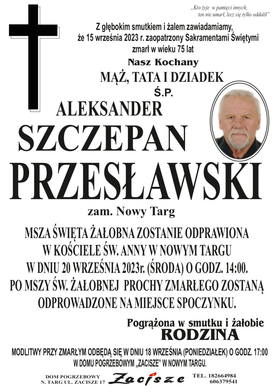 Aleksander Szczepan Przesławski