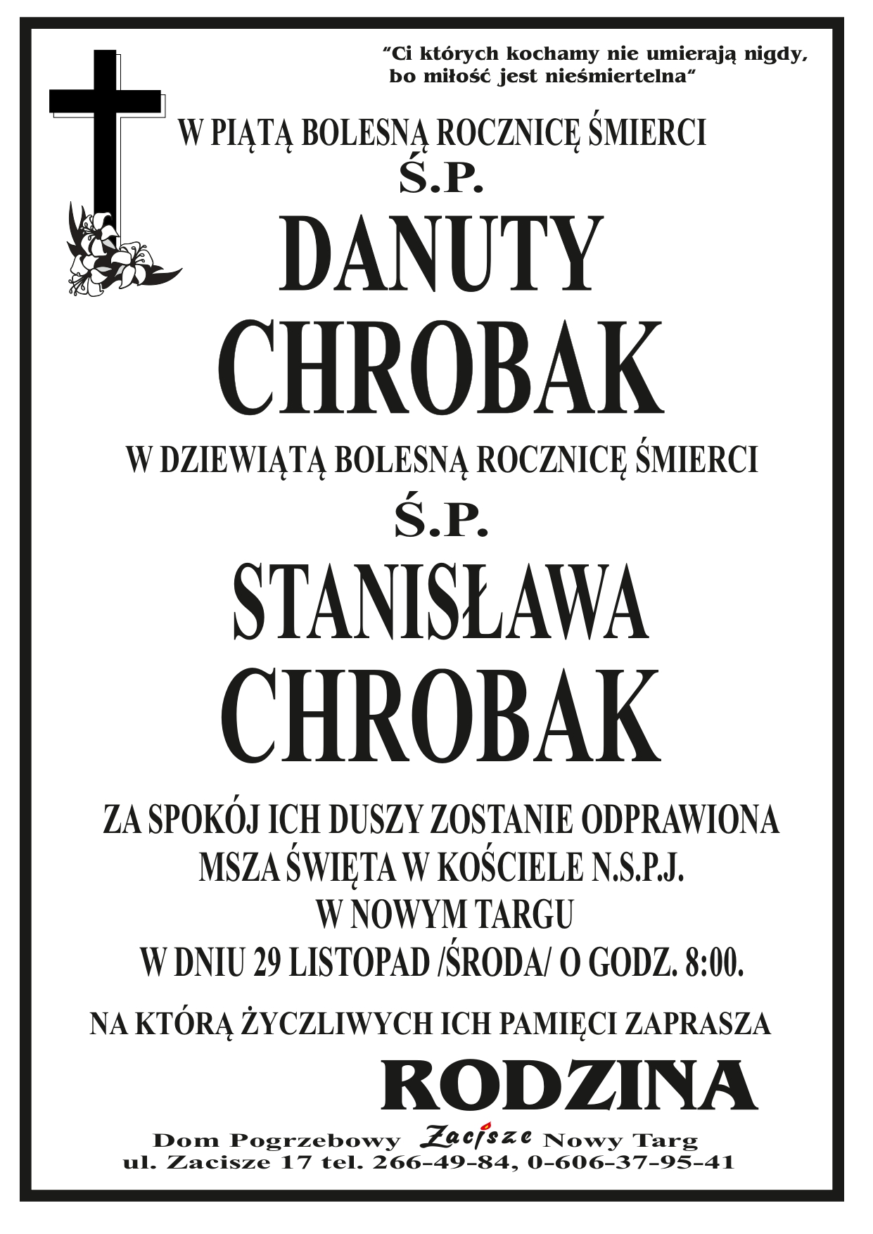 Danuta i Stanisław Chrobakowie
