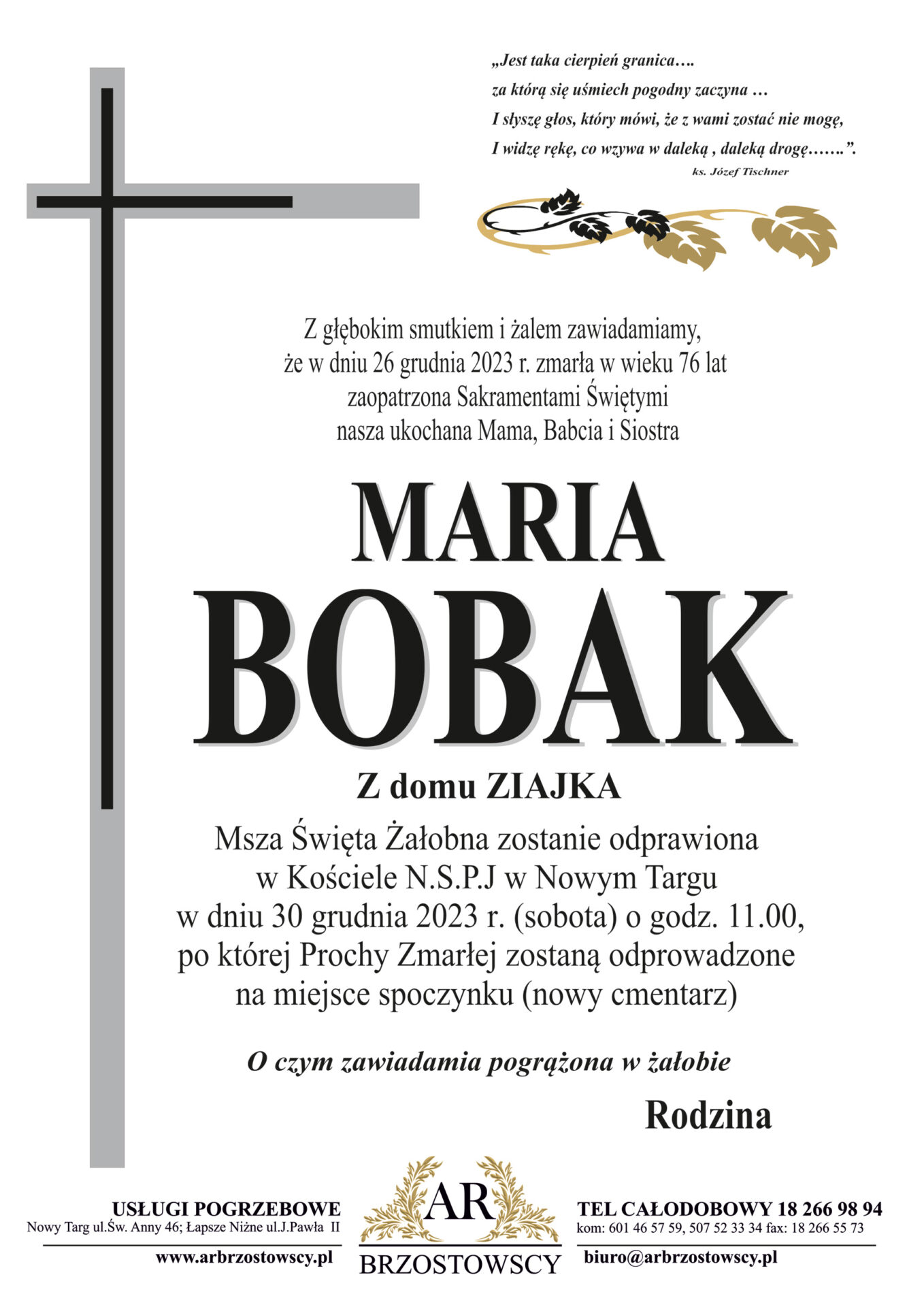 Maria Bobak