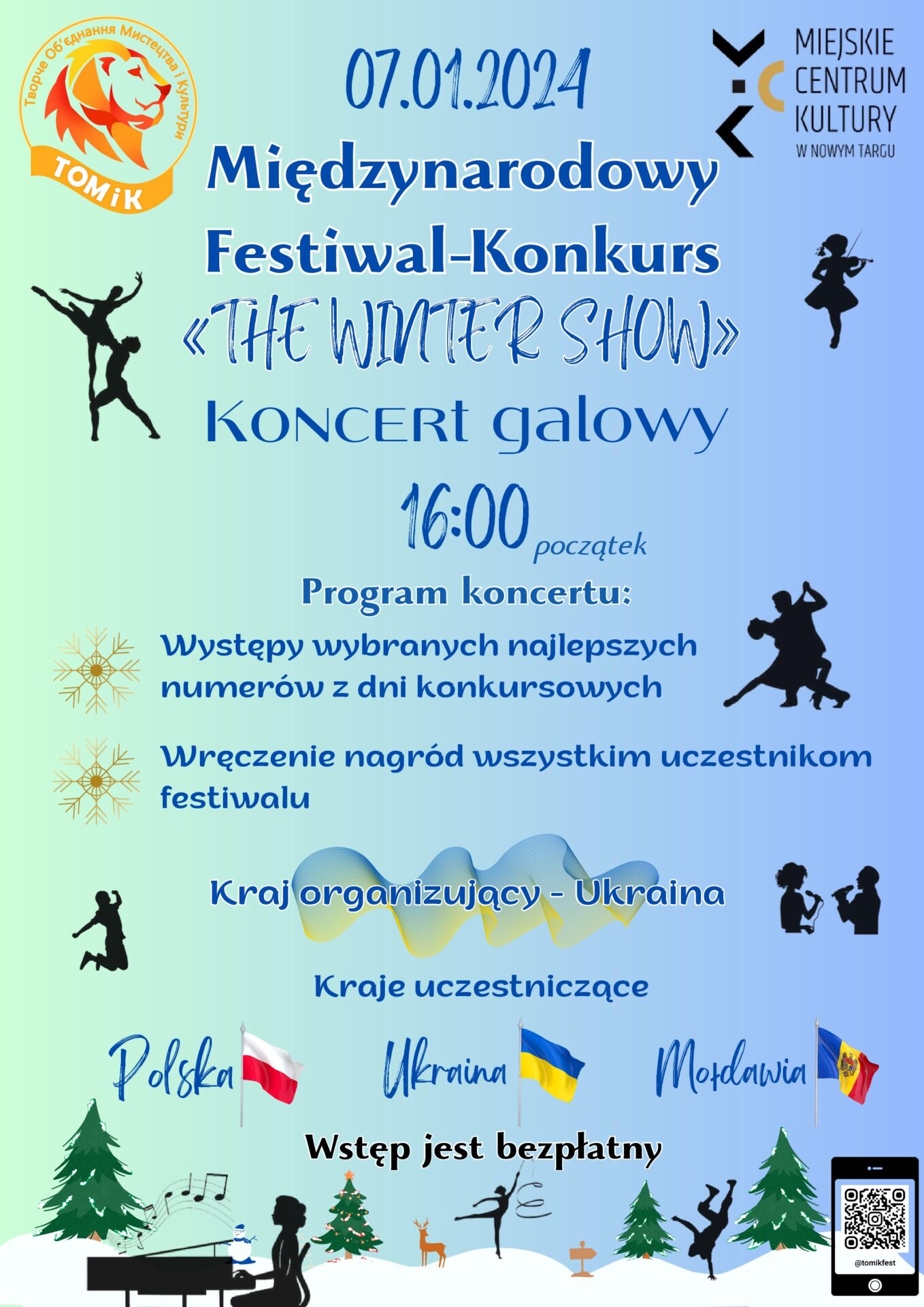 Międzynarodowy FestiwalKonkurs „The Winter Show 2024″ NowyTarg24.tv